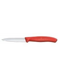 Cuchillo patatero Victorinox Swiss Classic 6.7601 8 cm mango rojo hoja puntiaguda acero inoxidable suizo para pelar y trocear