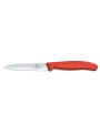 Cuchillo mondador Victorinox Swiss Classic 6.7701 10 cm mango rojo hoja puntiaguda acero inoxidable suizo para pelar y trocear