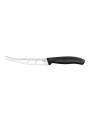 Cuchillo para mantequilla y queso crema Victorinox Swiss Classic 6.7863.13B hoja perforada dentada punta tenedor mango negro