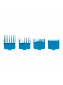 Set 4 peines magnéticos Gamma Piu PKITPET4BAR 1,5 3 4,5 6 mm plástico virgen imanes canales blending barbería profesional