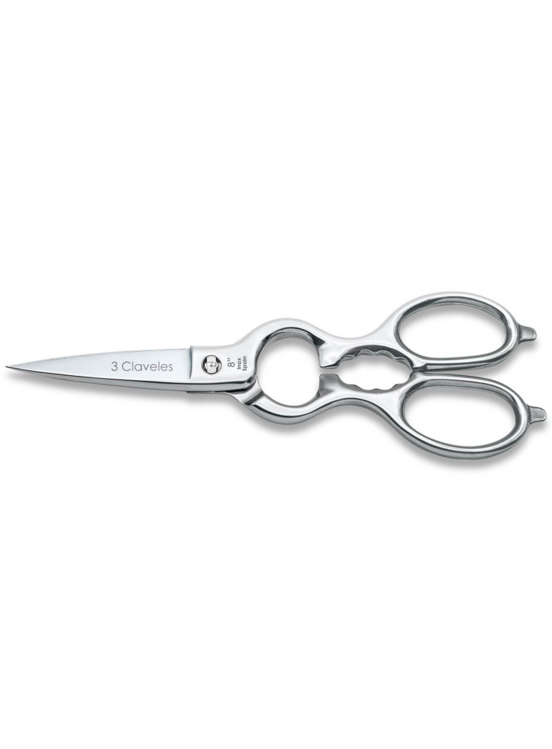 TIJERA DE COCINA 3 CLAVELES VARIOS USOS DE 20 cm. DESMONTABLE