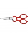 Tijera de cocina Wüsthof inoxidable roja 1059594902 20 cm acero forjado abridor