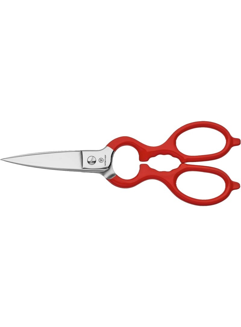 Tijera de cocina Wüsthof inoxidable roja 1059594902 20 cm acero forjado abridor