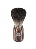 BROCHA DE AFEITAR OMEGA 6752 TEJÓN NEGRO MANGO DE MADERA MULTILAMINADA
