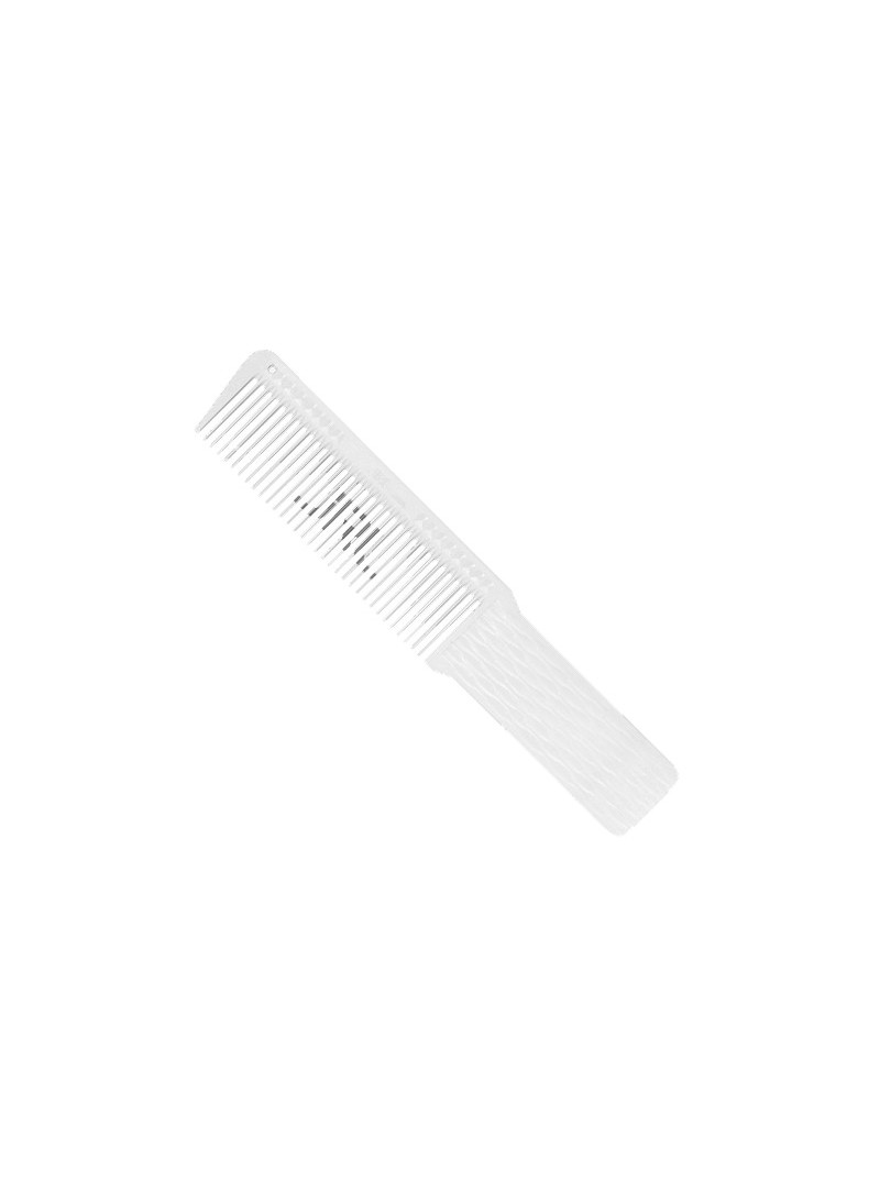PEINE DE BARBERÍA JRL J205 BLANCO 20,5 CM