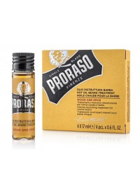 ACEITE CALIENTE PARA BARBA PRORASO 4 VIALES DE 17 ml.