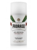 Espuma de afeitar Proraso té verde y avena 300 ml aerosol línea blanca pieles sensibles karité vitamina E uso diario Italia