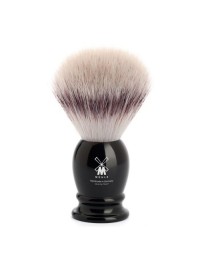 Brocha de afeitar MÜHLE CLASSIC 31 K 252 Silvertip Fibre vegana mango resina marfil cromo serie CLASSIC afeitado Alemania