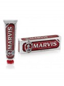 Pasta de dientes Marvis Cinnamon Mint canela y menta 85 ml tubo rojo vintage con flúor
