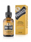 ACEITE DE BARBA WOOD AND SPICE DE PRORASO DE 30 ml.