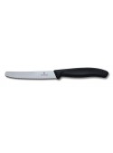 Cuchillo de mesa sierra Victorinox Swiss Classic 6.7333 11 cm filo ondulado acero inoxidable suizo mango negro apto lavavajillas