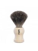 Brocha de afeitar NOM by Mühle Gustav 81 CR tejón puro mango plástico crema brillante nudo 21mm clásico línea NOM Alemania