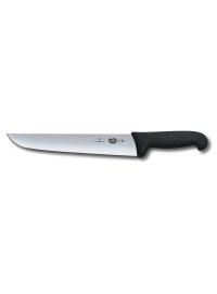 Cuchillo carnicero Victorinox Fibrox 5.5203.18 18 cm hoja firme acero inoxidable suizo mango negro antideslizante