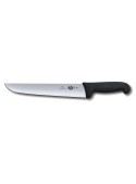 Cuchillo carnicero Victorinox Fibrox 5.5203.26 26 cm hoja firme acero inoxidable suizo mango negro para carnicería gran volumen