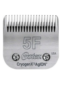 Cuchilla Oster Size 5F Cryogen-X 6,3 mm dientes finishing pelo medio peluquería canina 919-17