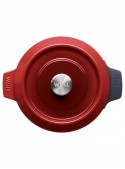 OLLA WOLL IRON HIERRO FUNDIDO ROJA 124CI DE 24 cm.