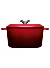 OLLA WOLL IRON HIERRO FUNDIDO ROJA 124CI DE 24 cm.