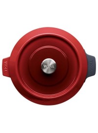 CAZUELA WOLL IRON HIERRO FUNDIDO ROJA 828CI DE 28 cm.