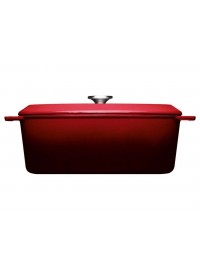 RUSTIDORA WOLL IRON HIERRO FUNDIDO ROJA 3426CI DE 34 X 26 cm.