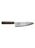 Cuchillo japonés yanagiba Suncraft Senzo Black 21 cm Damasco negro -  Ganivetería Roca