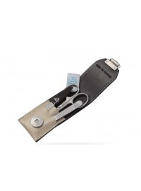ESTUCHE DE MANICURA PREMAX 3 PIEZAS COLOR NEGRO