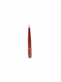 PINZA ERBE OBLICUA ROJA INOX PROFESIONAL