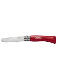 NAVAJA OPINEL PUNTA REDONDA No. 7 ROJA