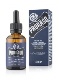 ACEITE DE BARBA AZUR LIME DE PRORASO DE 30 ml.