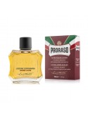 Loción after shave Proraso sándalo 100 ml línea roja aceite sándalo karité base alcohólica post-afeitado Italia