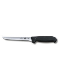 Cuchillo deshuesador recto Victorinox Fibrox 5.6303.12 12 cm hoja recta acero inoxidable suizo mango negro serie superior