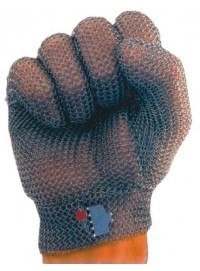 GUANTE DE MALLA NIROFLEX 2000 - TALLA M ROJO