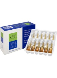 TRATAMIENTO VIDA SHOCK ANTICAIDA DE 12 AMPOLLAS DE 10 ml.