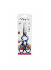 TIJERA DE COCINA 3 CLAVELES VARIOS USOS DE 20 cm.
