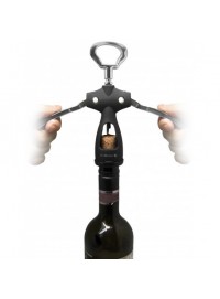 SACACORCHOS VIN BOUQUET INOX Y ACABADO GOMOSO