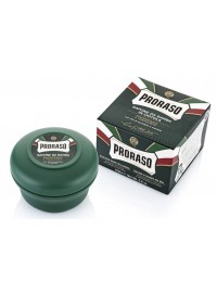 Jabón de afeitar Proraso eucalipto y mentol tarro 150 ml línea verde para brocha afeitado clásico