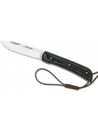 Navaja Nieto Línea Campaña-3D 150-V con mango Mikarta verde acabado 3D y hoja acero Böhler N-695 de 9,5 cm