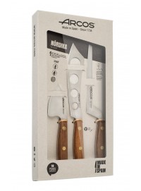 SET DE CUCHILLOS QUESO ARCOS SERIE NÓRDIKA 167200