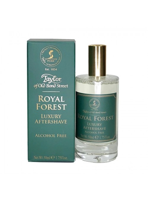 LUXURY AFTERSHAVE ROYAL FOREST ALCOHOL FREE TAYLOR 50 ml.