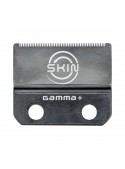 Skin Blade Black Diamond Gamma Piu recambio cuchilla fija dientes finos rasurado extremo acero japonés DLC máquina Skin barbería