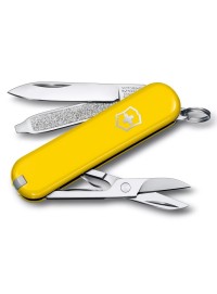 Navaja Victorinox Classic SD Sunny Side 0.6223.8G amarilla 58 mm 7 funciones llavero