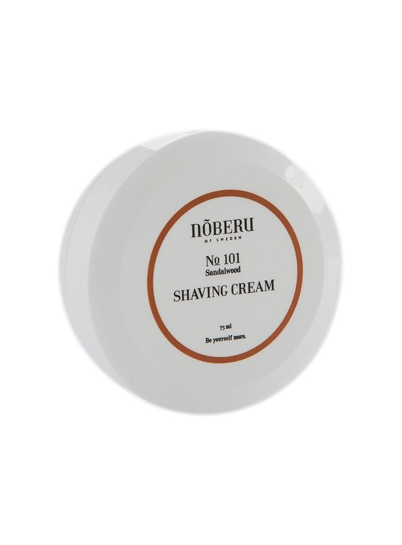 CREMA DE AFEITAR SANDALWOOD DE NÕBERU OF SWEDEN 75 ml.