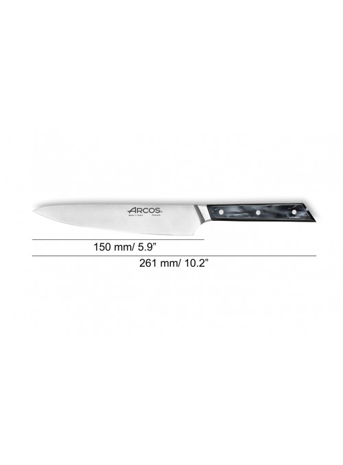 CUCHILLO ARCOS COCINERO 15 cm. SERIE ECLIPSE- 213400 MEDIDAS