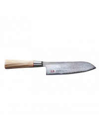 CUCHILLO SANTOKU SUNCRAFT TWISTED OCTAGON 16,7 cm - TO-04