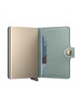 MINIWALLET SECRID PIEL SEA GREEN