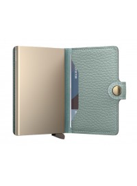 MINIWALLET SECRID PIEL SEA GREEN