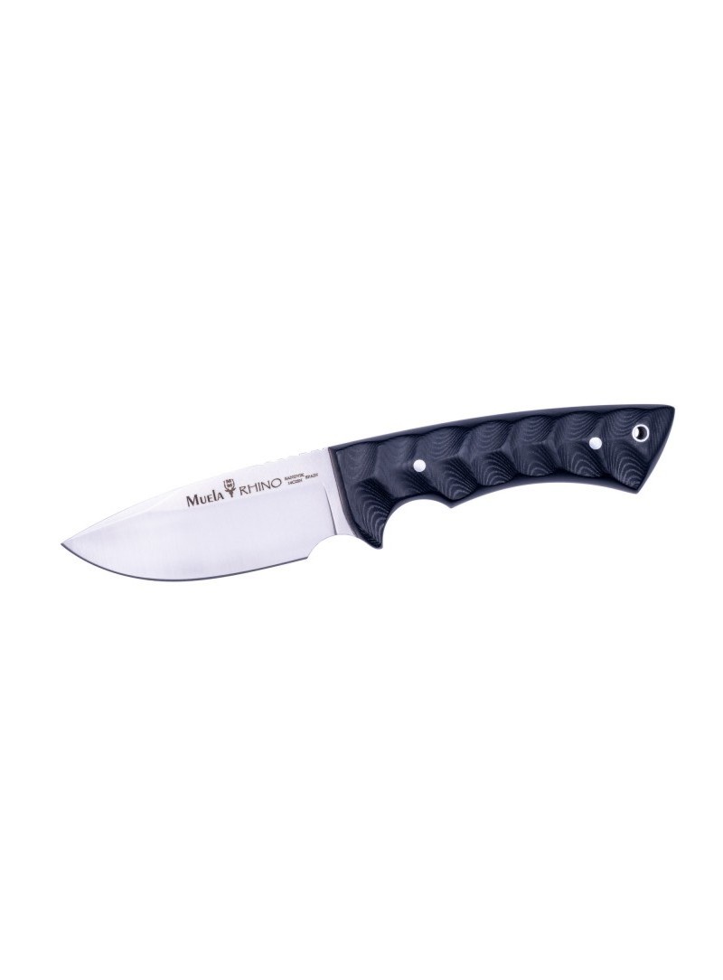 CUCHILLO MUELA RHINO-10SV.M CON FUNDA DE PIEL