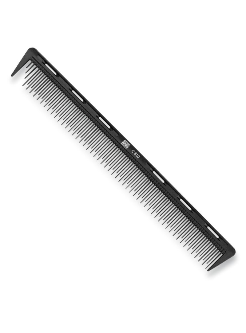 Peine Kai Kasho C810 de carbono para cardado y peinados con volumen 19 cm