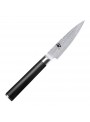 Cuchillo office KAI Shun Classic DM-0700 9 cm acero VG-MAX 32 capas damasco 61 HRC mango Pakka negro japonés Seki Japón