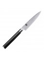 Cuchillo office KAI Shun Classic DM-0716 10 cm acero VG-MAX 32 capas damasco 61 HRC mango Pakka negro japonés Seki Japón
