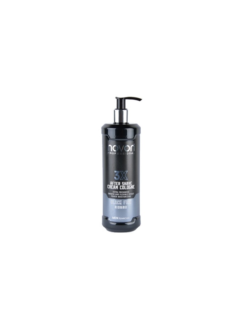 AFTER SHAVE EN CREMA NOVON PROFESSIONAL BLACK FIRE 400 ml.